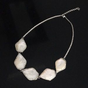 Kendra Scott Connelly Necklace, White Pearl